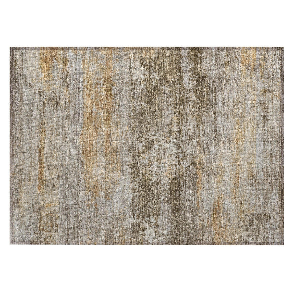 Addison Chantille ACN2146 Abstract Machine Made Transitional Brown Rug