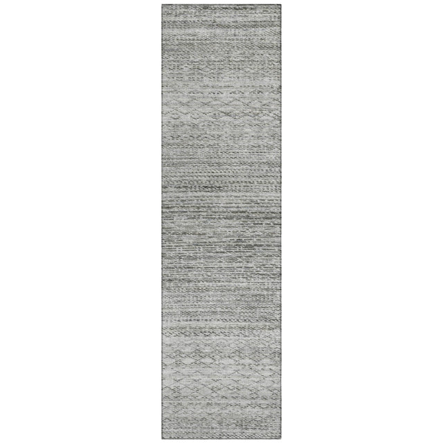 Addison Chantille ACN2150 Stripes Machine Made Transitional Gray Rug