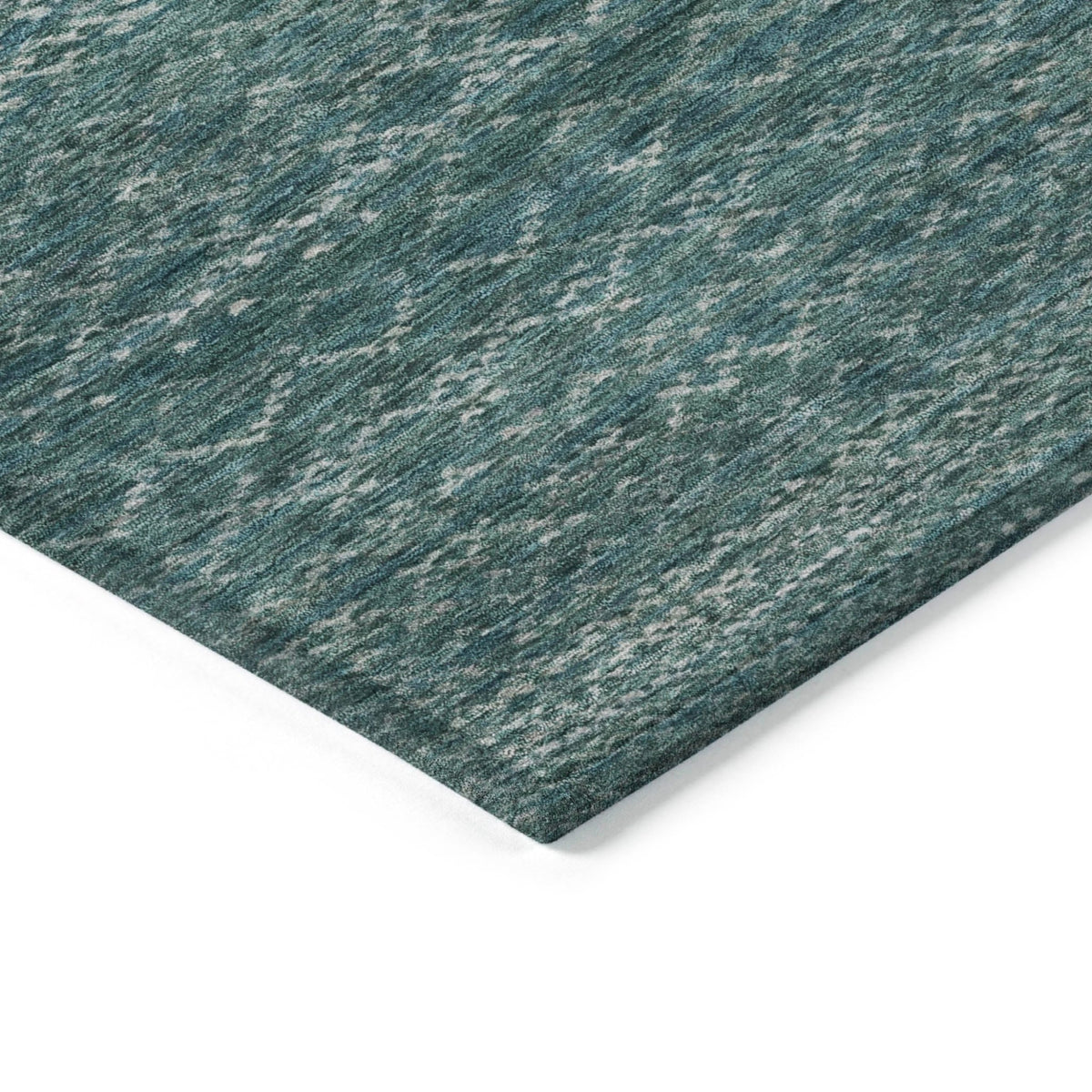 Addison Chantille ACN2150 Stripes Machine Made Transitional Teal Rug