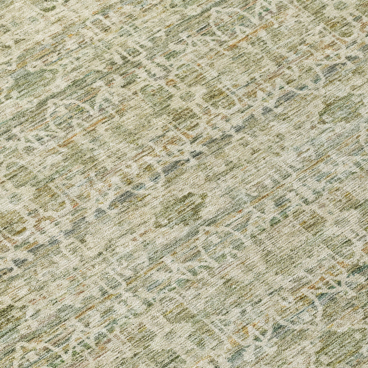 Addison Chantille ACN2152 Stripes Machine Made Transitional Sage Rug