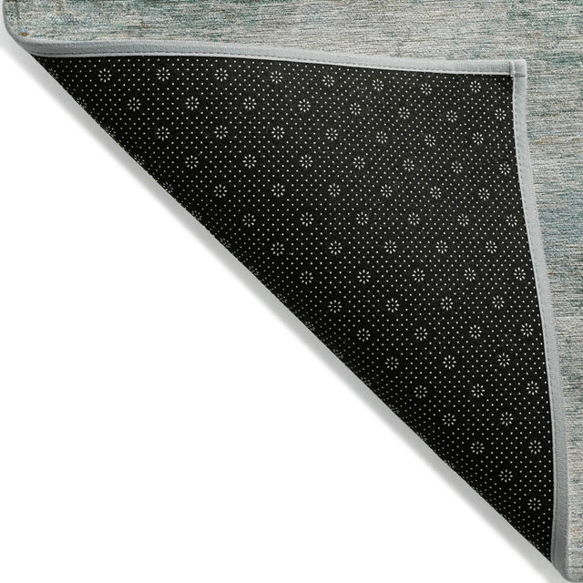 Addison Chantille ACN2154 Stripes Machine Made Transitional Aqua Rug