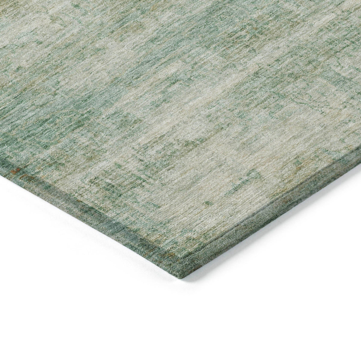 Addison Chantille ACN2154 Stripes Machine Made Transitional Green Rug