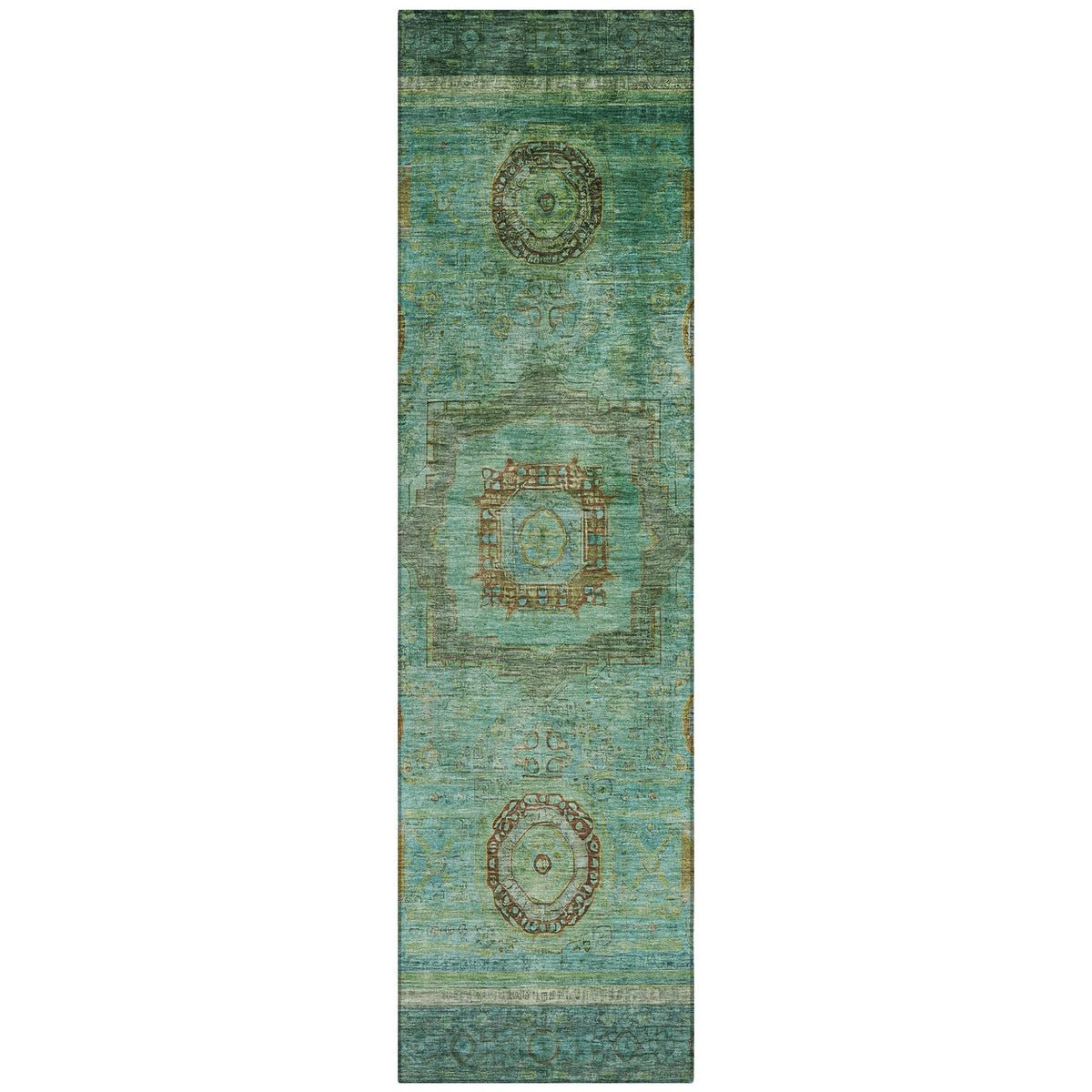 Addison Chantille ACN2159 Global Machine Made Traditional Green Rug