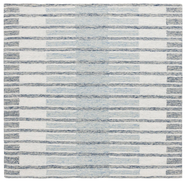 Safavieh Ebony 6'-0" x 6'-0" Rug in Ivory / Blue