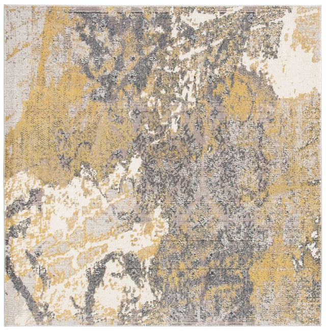 Safavieh Madison 6'-7" x 6'-7" Rug in Ivory / Grey