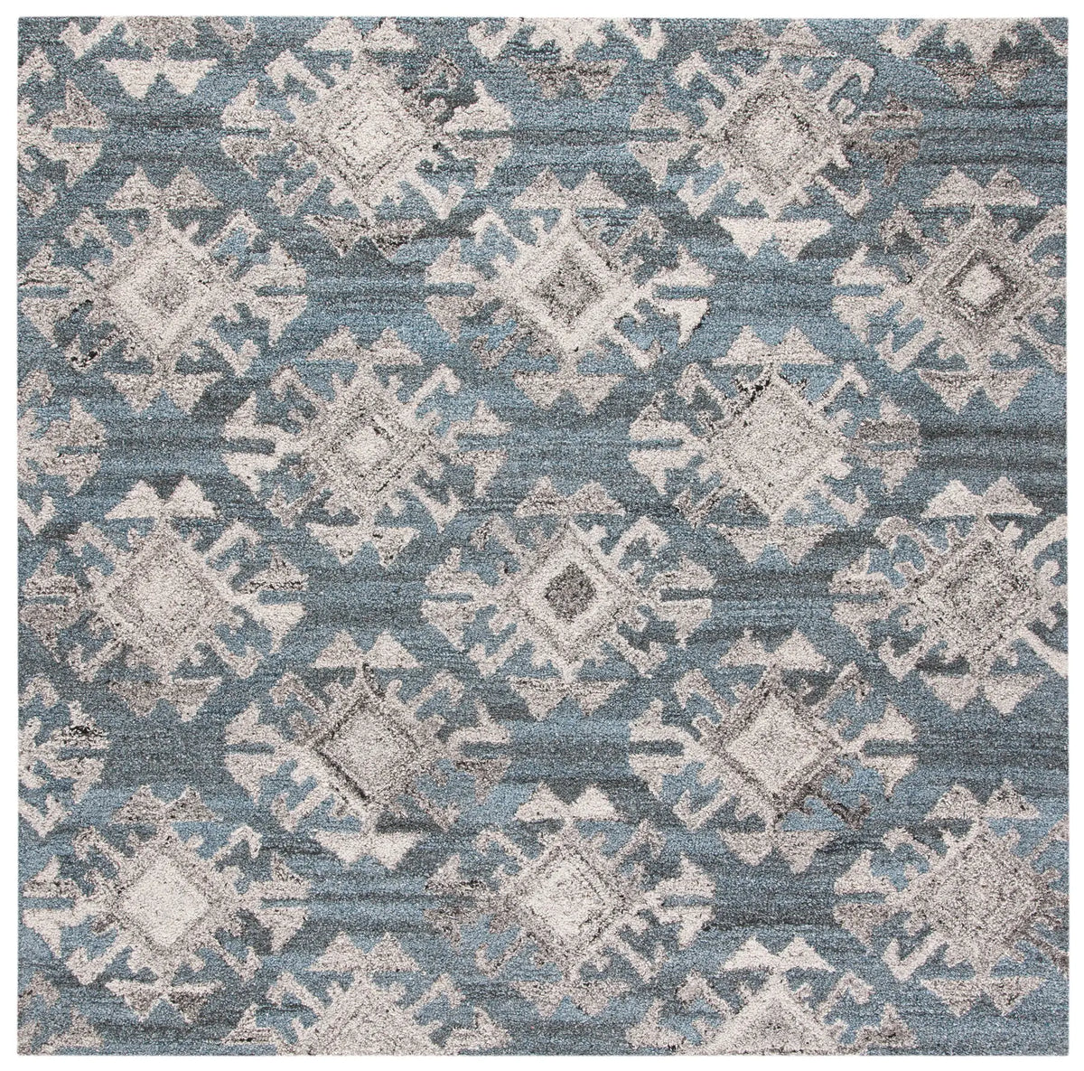 Safavieh Abstract 6'-0" x 6'-0" Rug in Grey / Black