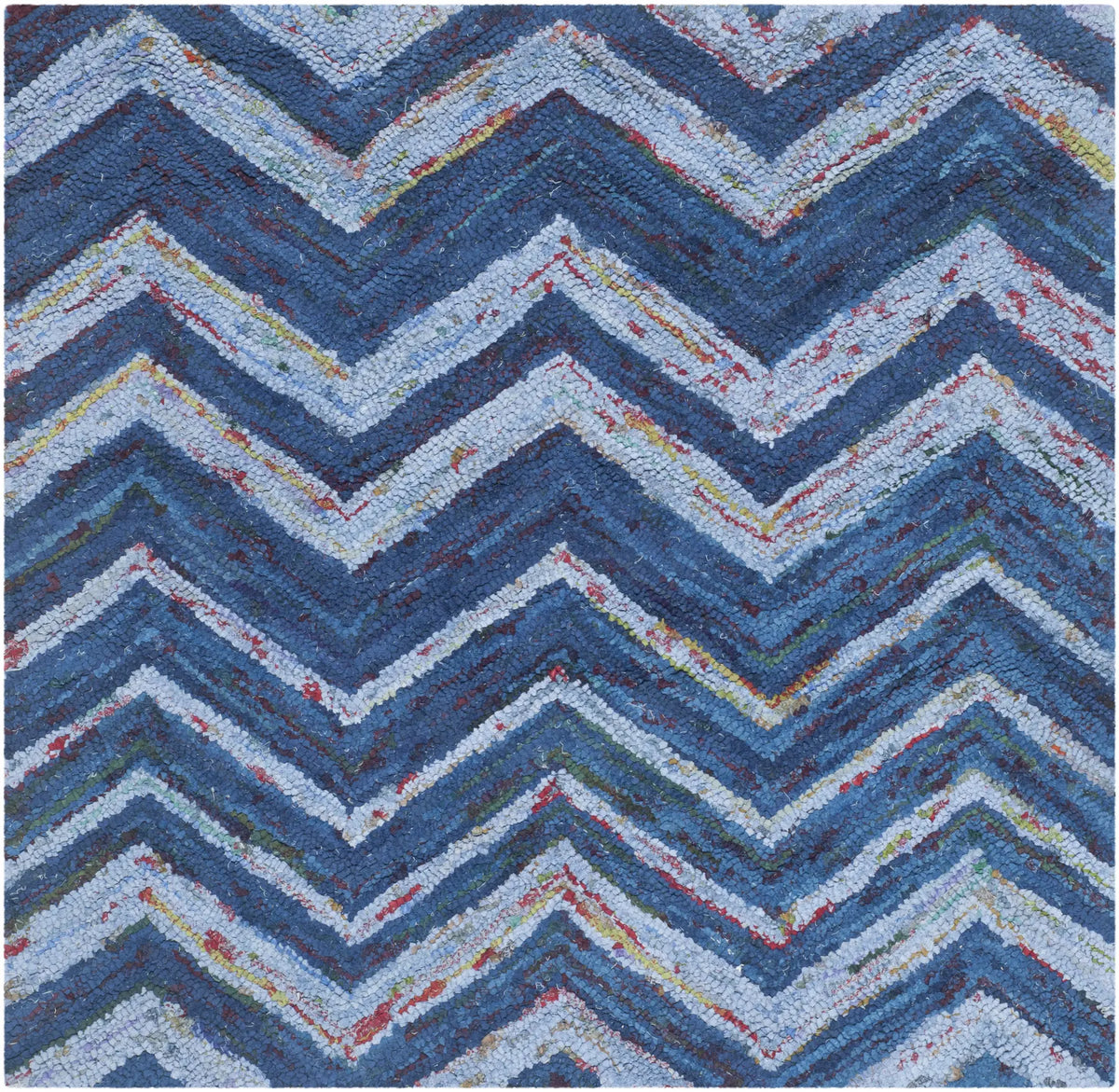 Safavieh Nantucket 4'-0" x 4'-0" Rug in Blue / Multi