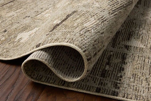Loloi Milena MLE-01 Sage / Ivory Rug - pile height