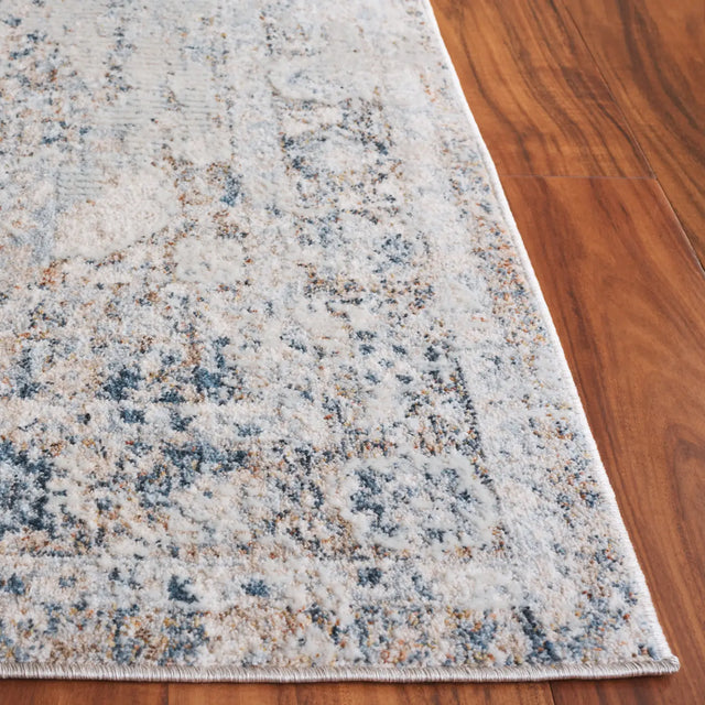Safavieh Scarlett 400 4'-0" x 6'-0" Rug in Beige / Blue Ivory