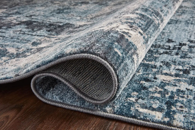 Loloi Samra Sam-06 Charcoal/Sky Rugs - pile height
