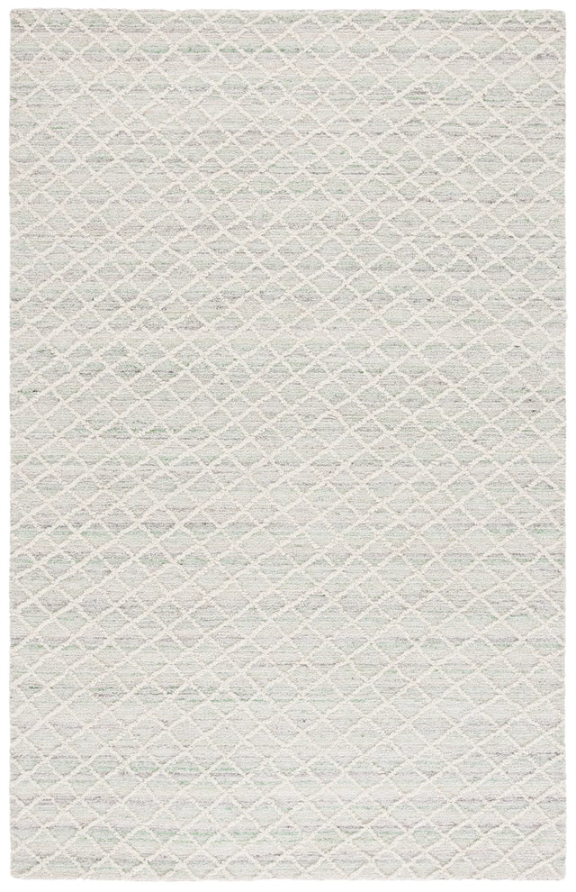 Safavieh Abstract 4'-0" x 6'-0" Rug in Green / Ivory