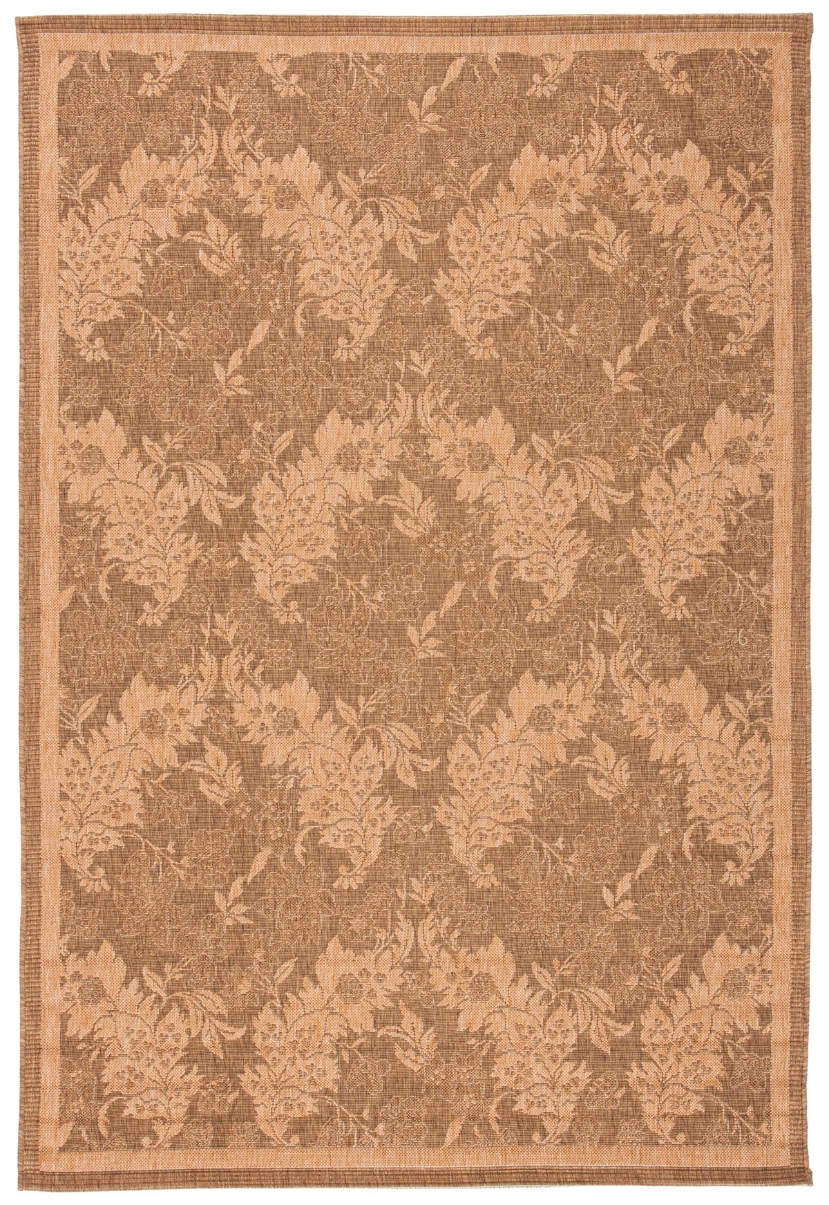 Safavieh Courtyard 4'-0" x 5'-7" Rug in Gold / Natural