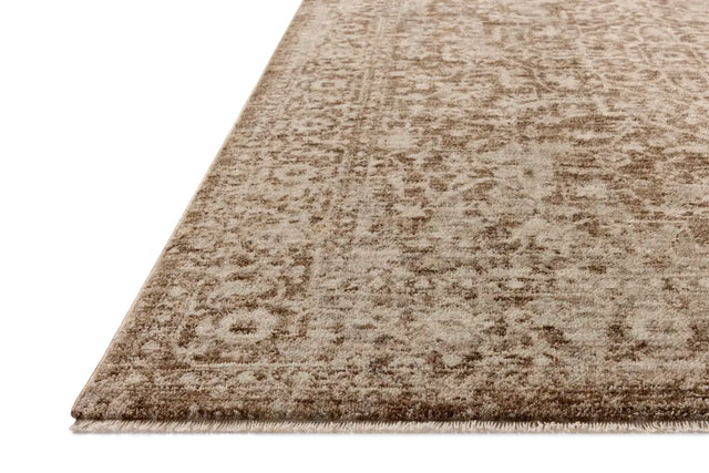 Loloi Newman NEW-02 Bark / Natural Rug - rug corner