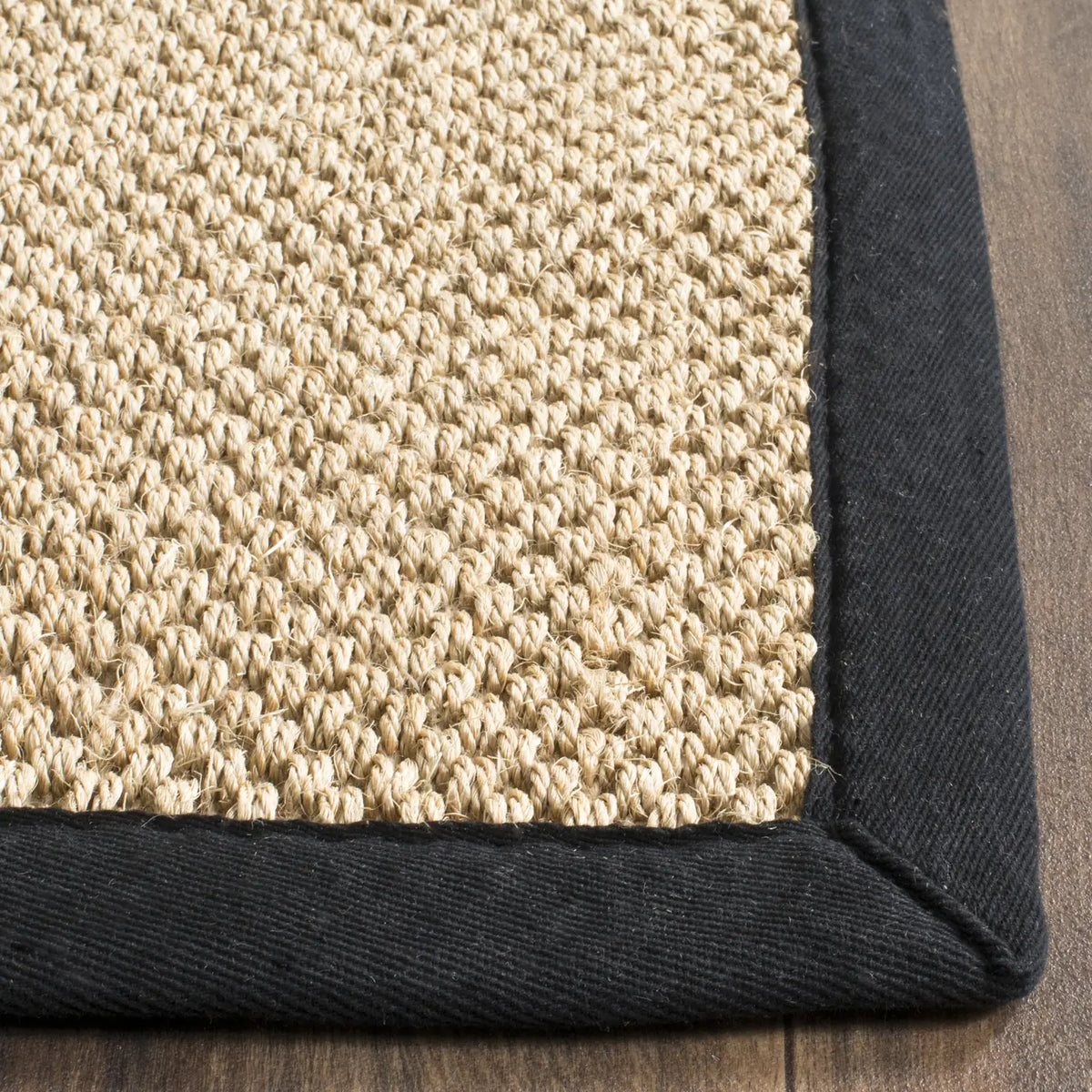 Safavieh Natural Fiber 10'-0" x 14'-0" Rug in Maize / Black