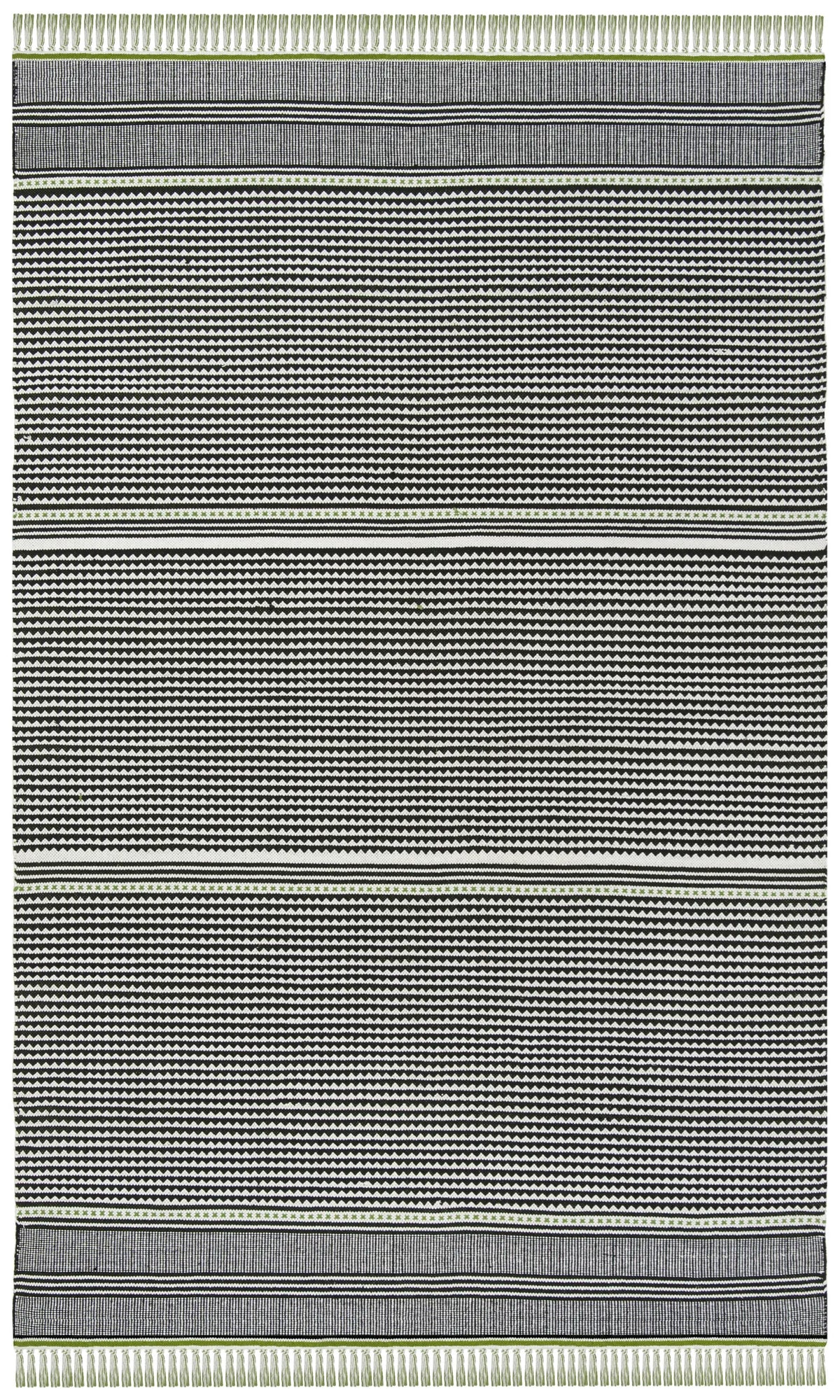 Safavieh Montauk 5'-0" x 8'-0" Rug in Green / Multi