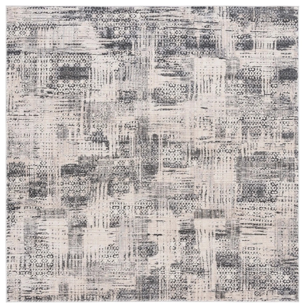 Safavieh Whisper 6'-7" x 6'-7" Rug in Grey / Light Grey