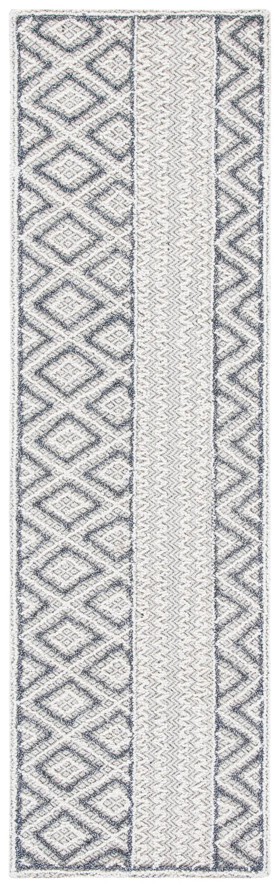 Safavieh Trace 2'-3" x 8'-0" Rug in Grey / Beige