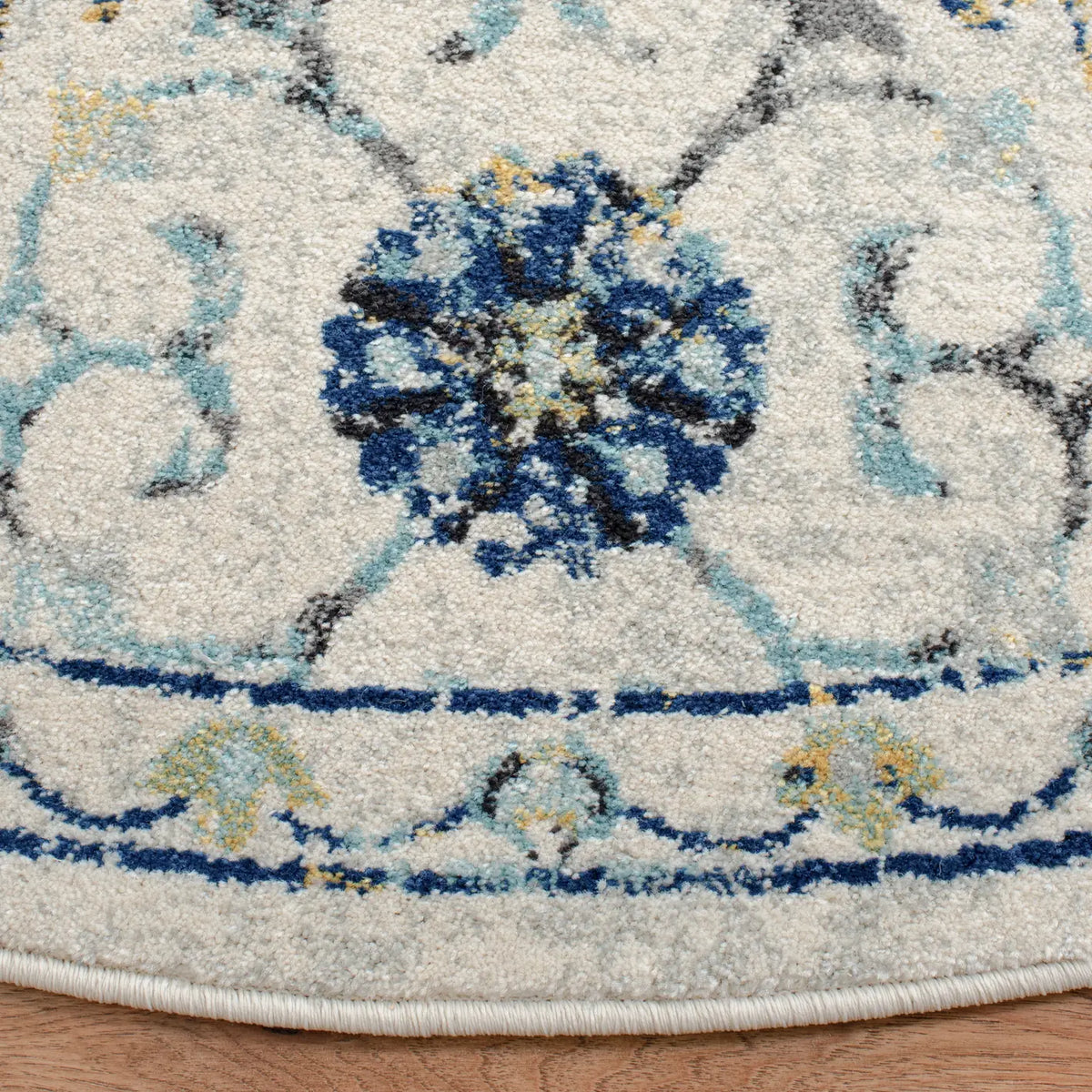 Safavieh Evoke 6'-7" x 6'-7" Rug in Ivory / Blue