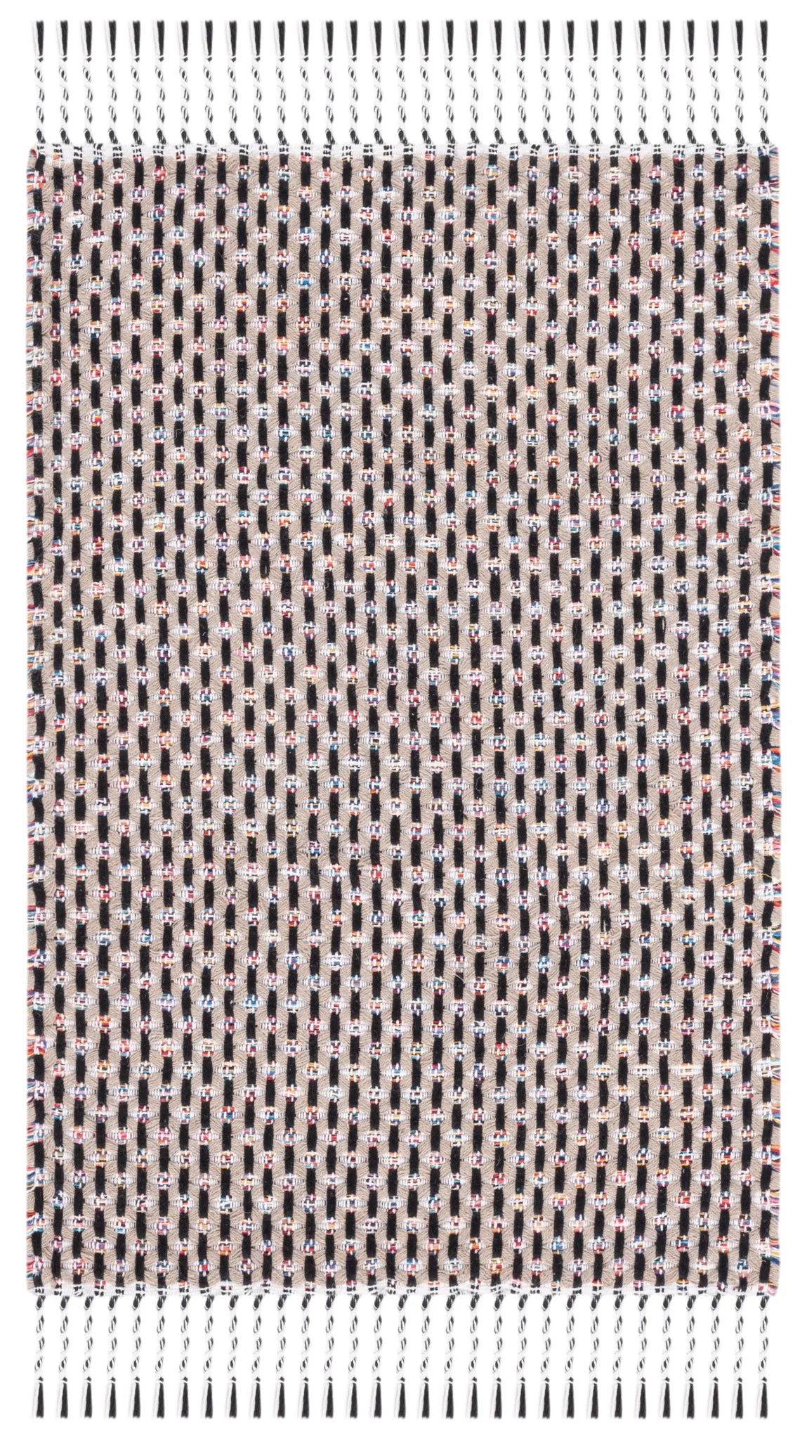 Safavieh Montauk 2'-0" x 3'-0" Rug in Beige / Black