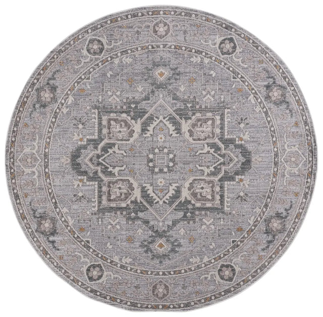 Safavieh Miranda 6'-6" x 6'-6" Rug in Grey / Ivory Beige