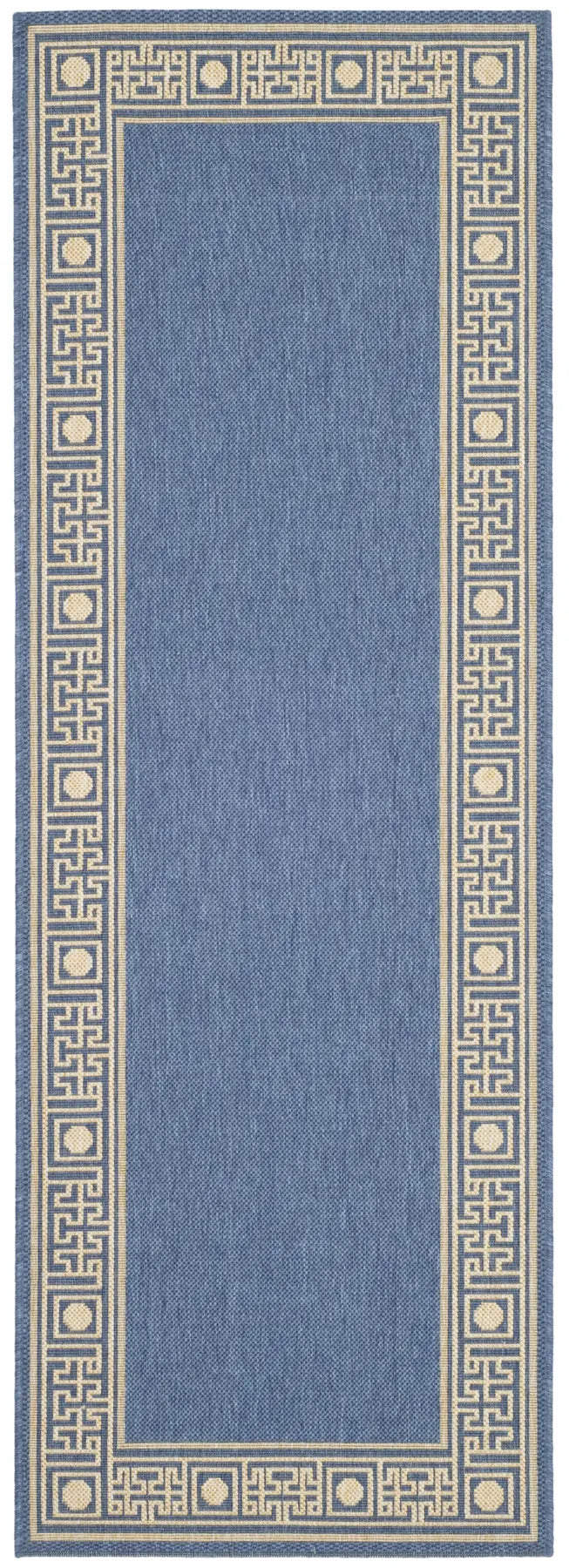 Safavieh Courtyard 2'-3" x 6'-7" Rug in Blue / Beige