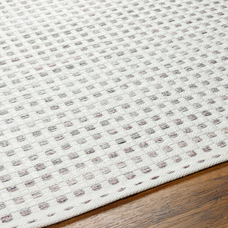 Surya Ariel Ail-2300 Light Silver, Off-White, Pale Slate, Metallic - Silver Rug.