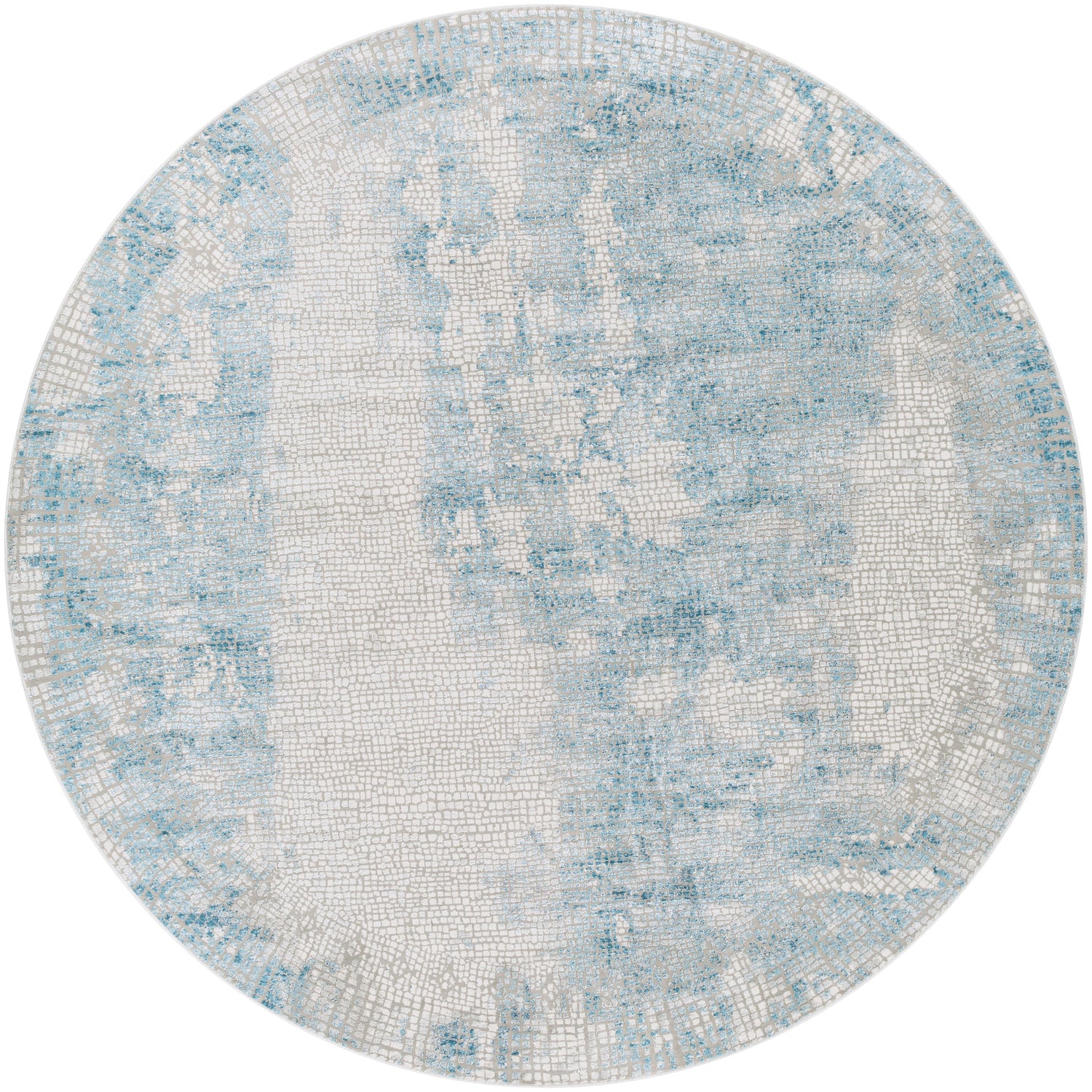 Surya Aisha Ais-2301 Sky Blue, Medium Gray, Light Gray Rugs.