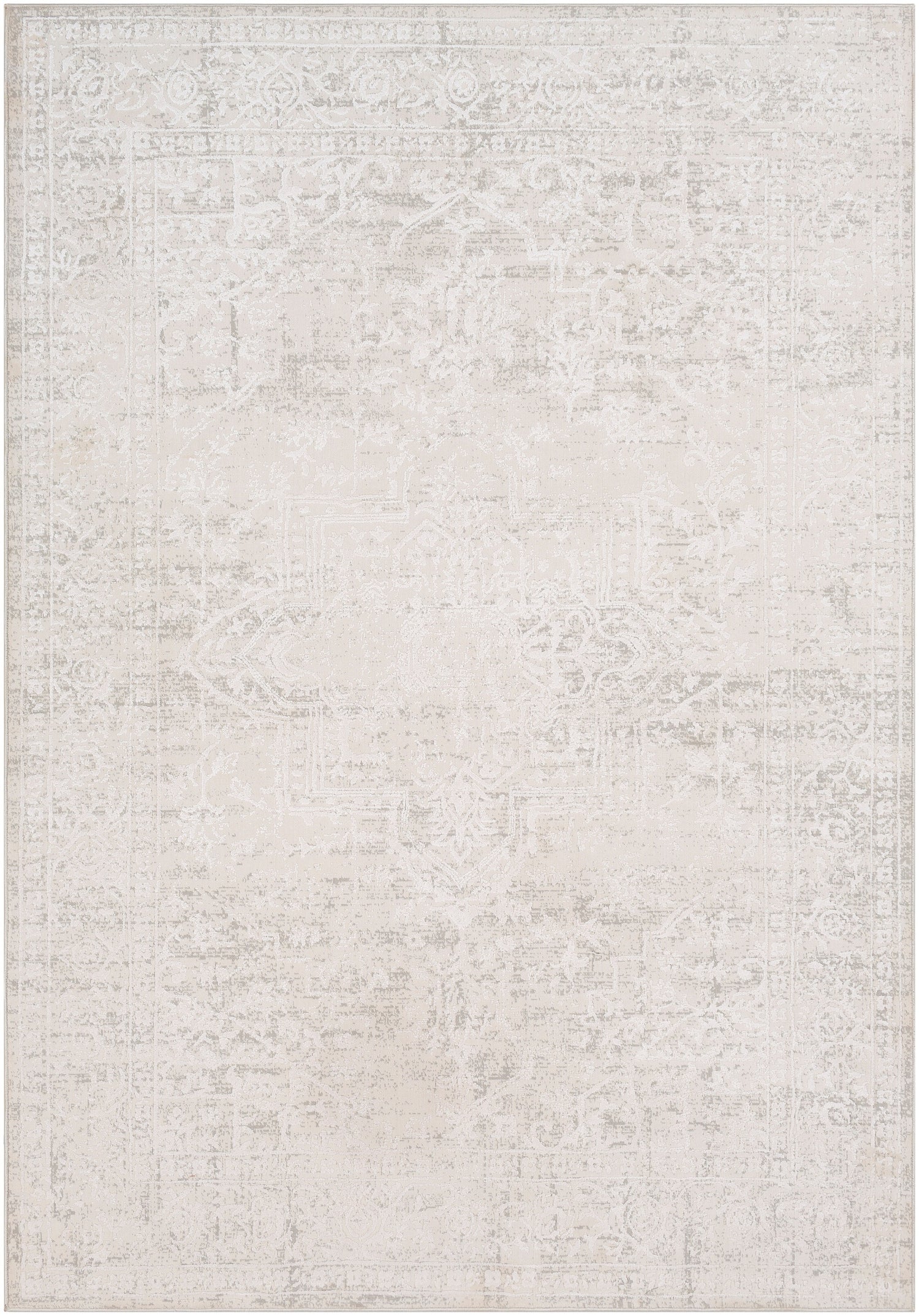 Surya Aisha Ais-2309 Medium Gray, White Rugs.