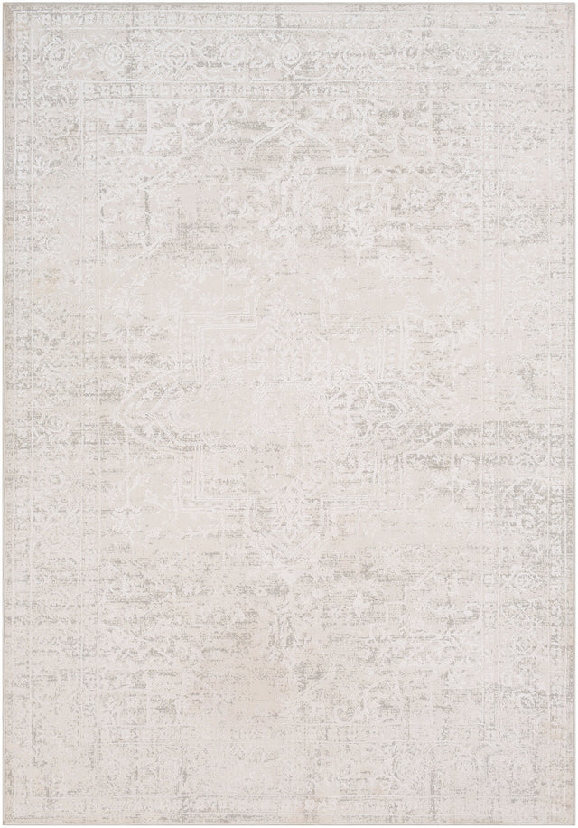 Surya Aisha Ais-2309 Medium Gray, White Rugs.