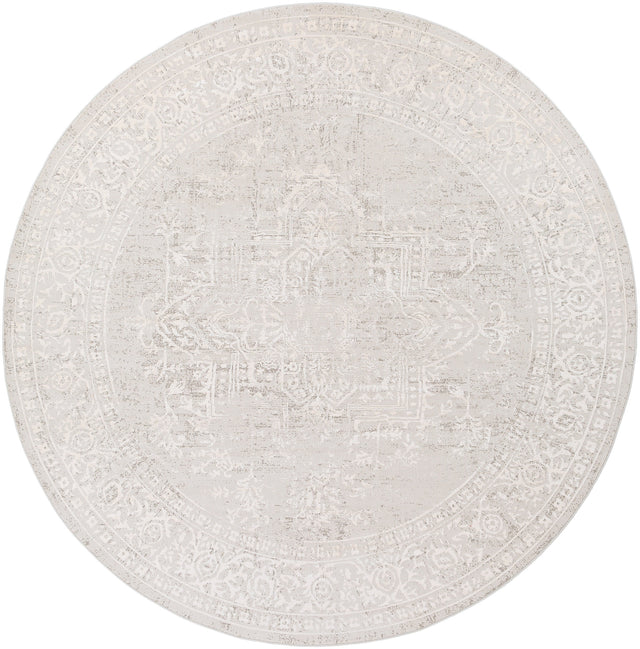 Surya Aisha Ais-2309 Medium Gray, White Rugs.