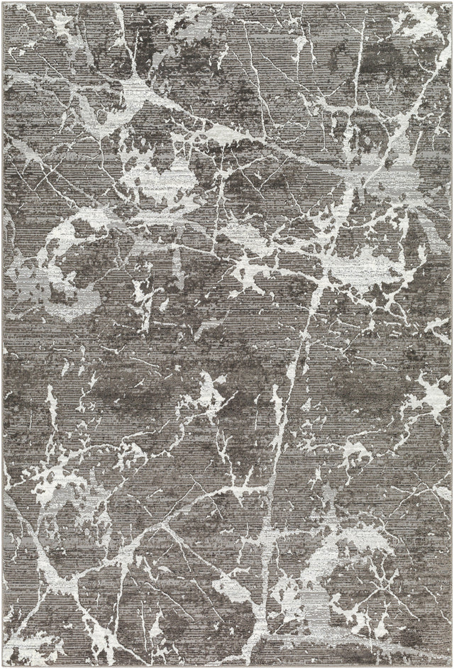 Surya Alder Ald-2312 Gray, Tan, Charcoal, Ivory, Cream, Taupe Rug.