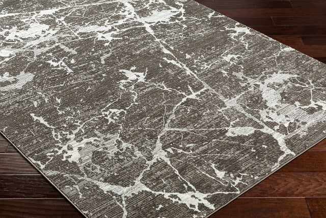 Surya Alder Ald-2312 Gray, Tan, Charcoal, Ivory, Cream, Taupe Rug.