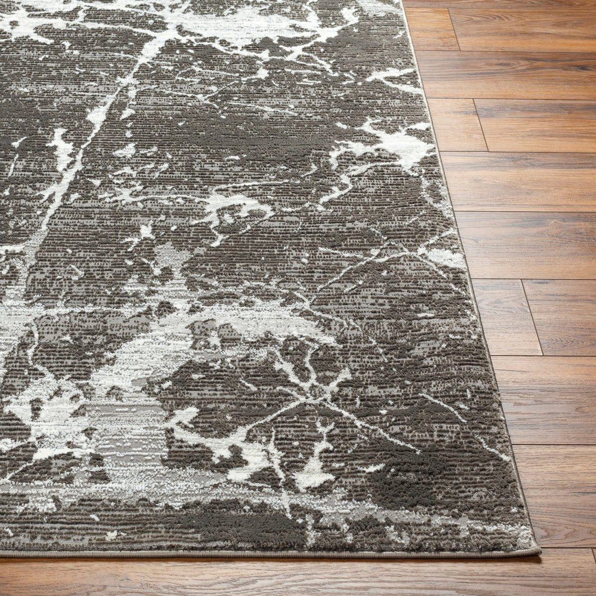 Surya Alder Ald-2312 Gray, Tan, Charcoal, Ivory, Cream, Taupe Rug.