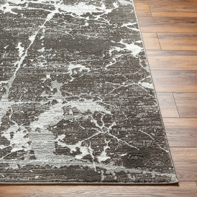 Surya Alder Ald-2312 Gray, Tan, Charcoal, Ivory, Cream, Taupe Rug.