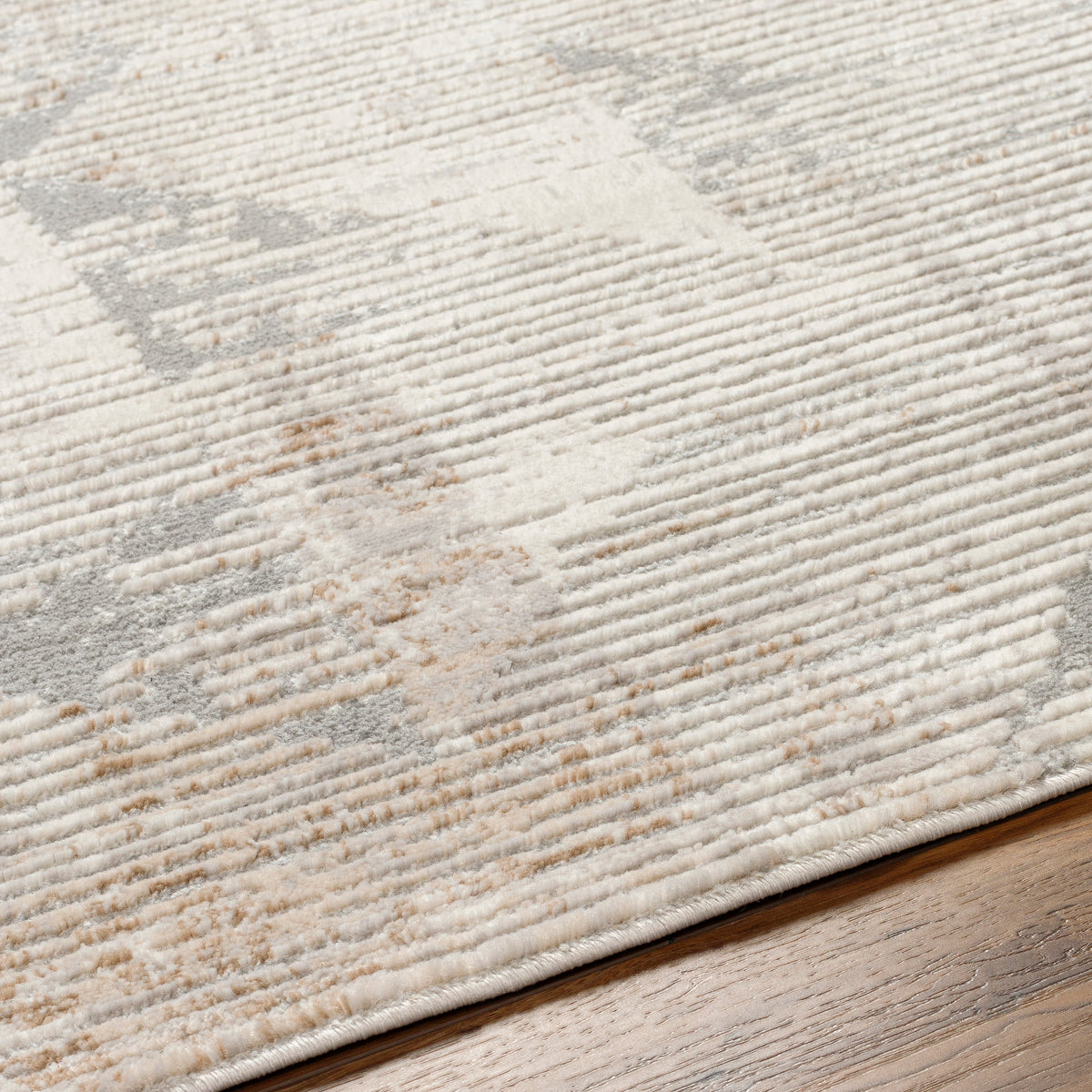 Surya Alamo Alo-2302 Gray, Off-White, Charcoal, Tan, Dusty Pink, Plum Rug.