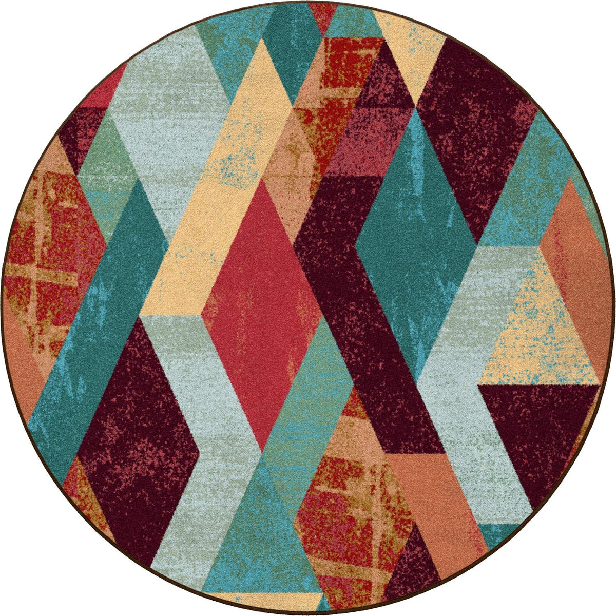 American Dakota Abstraction OKA Multi Rug - OKA0359MUL234