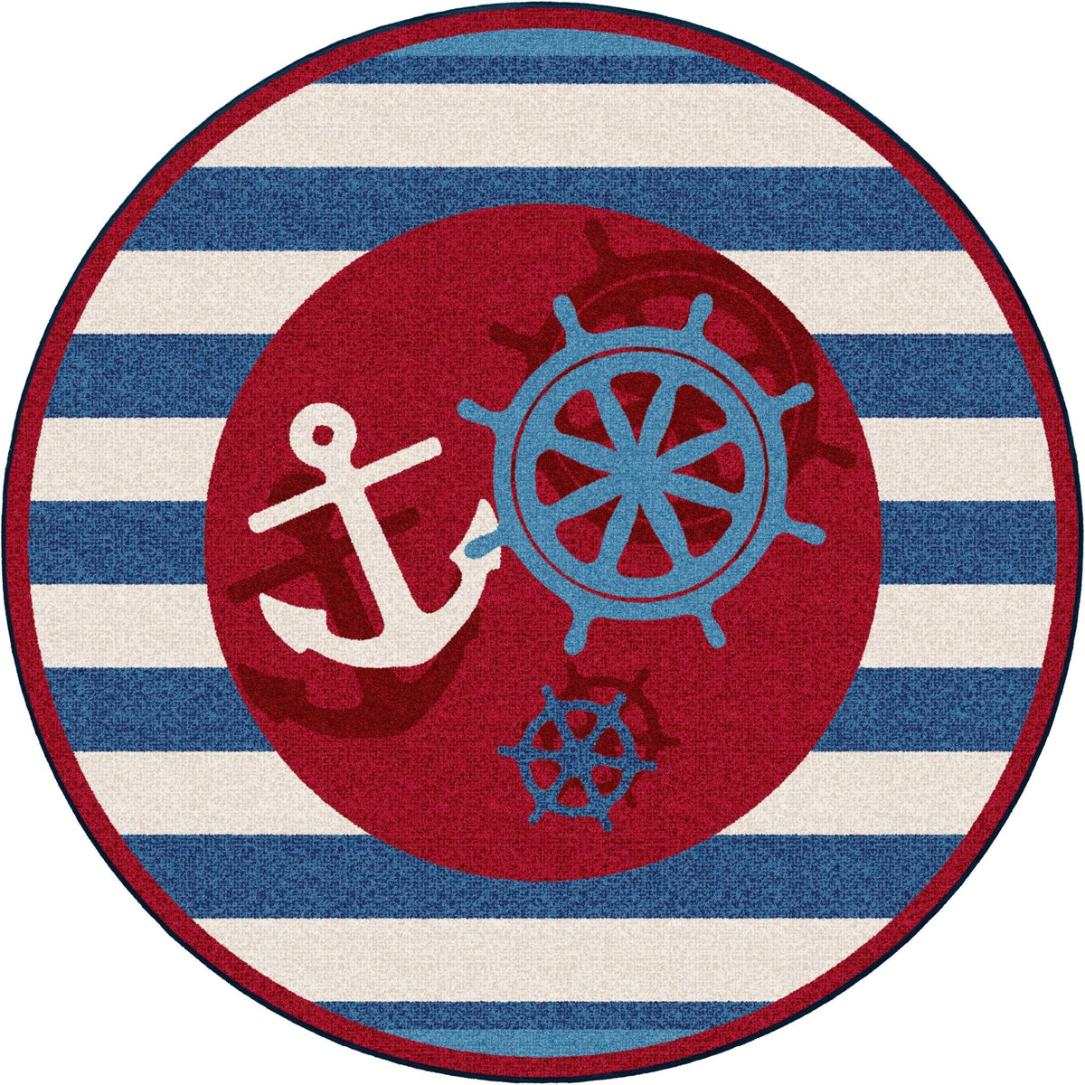 American Dakota Ahoy There Nautical Rug - 0197NAU234