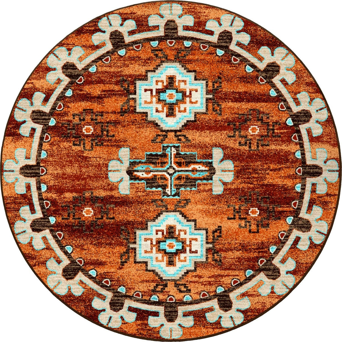 American Dakota Badlands Rust Rug