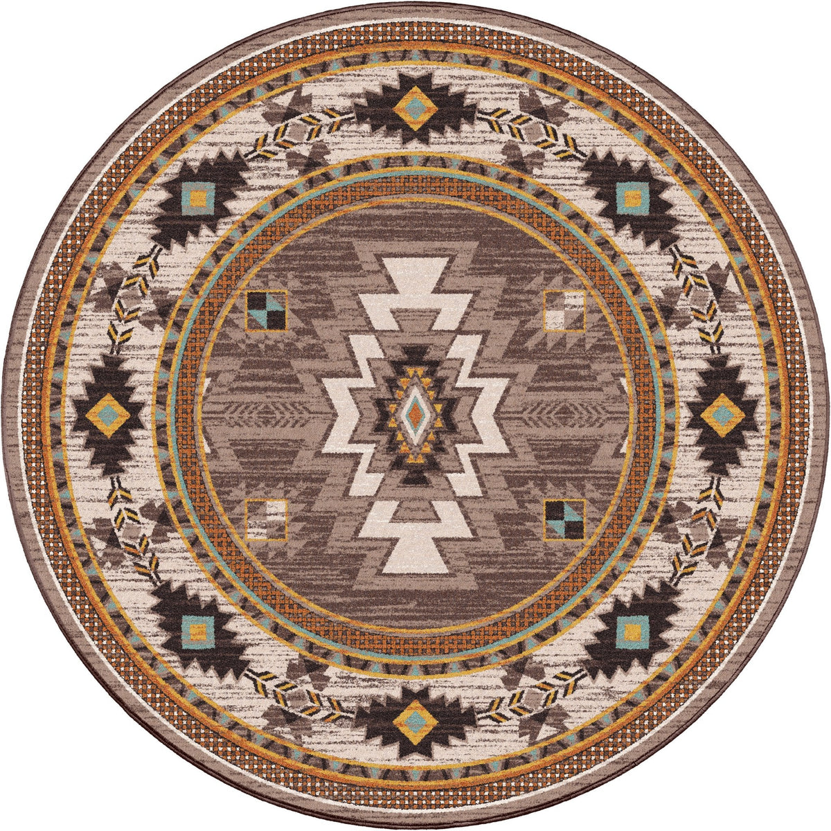 American Dakota Barrel Worn Saddle Rug