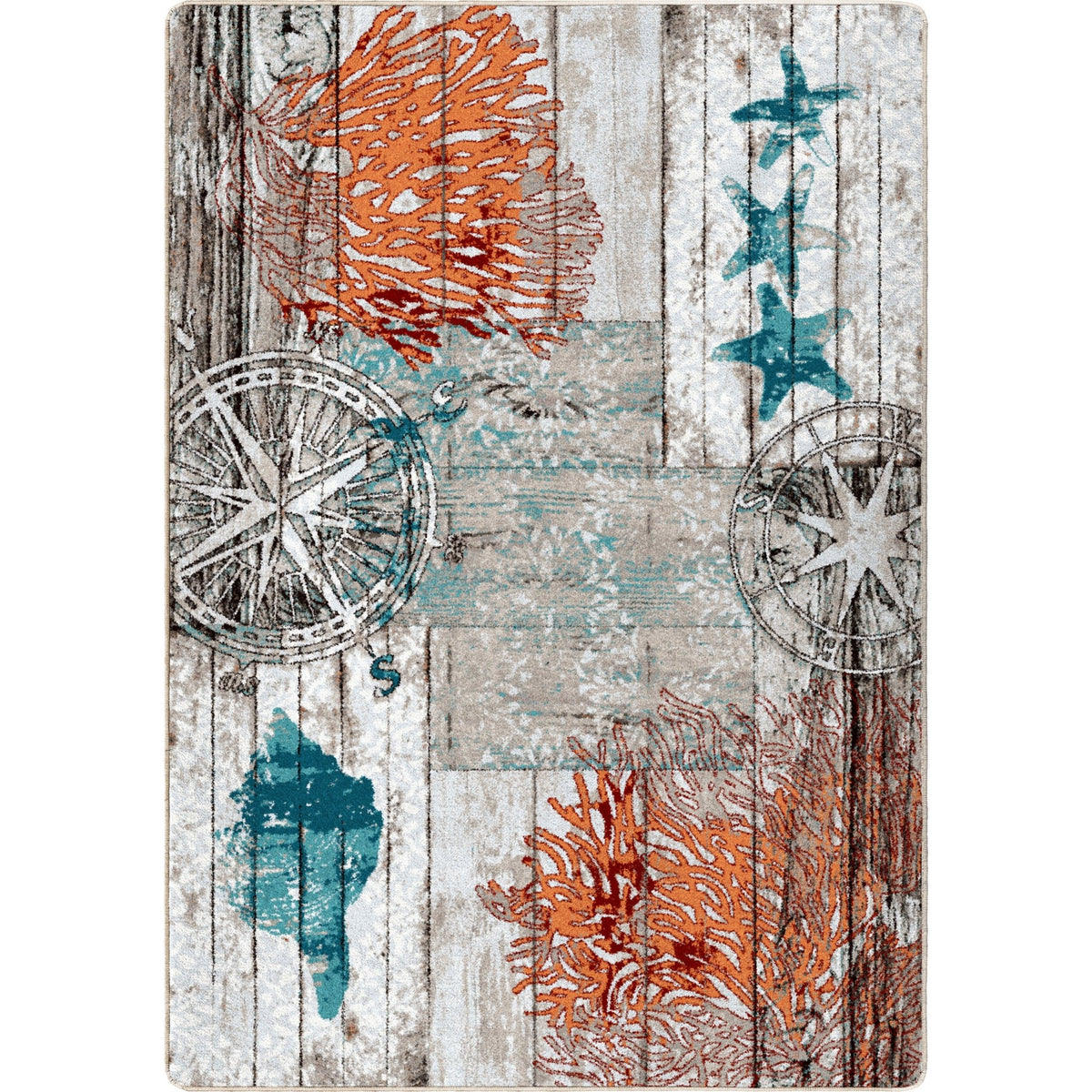 American Dakota Boardwalk Multi Rug - 0480MUL234