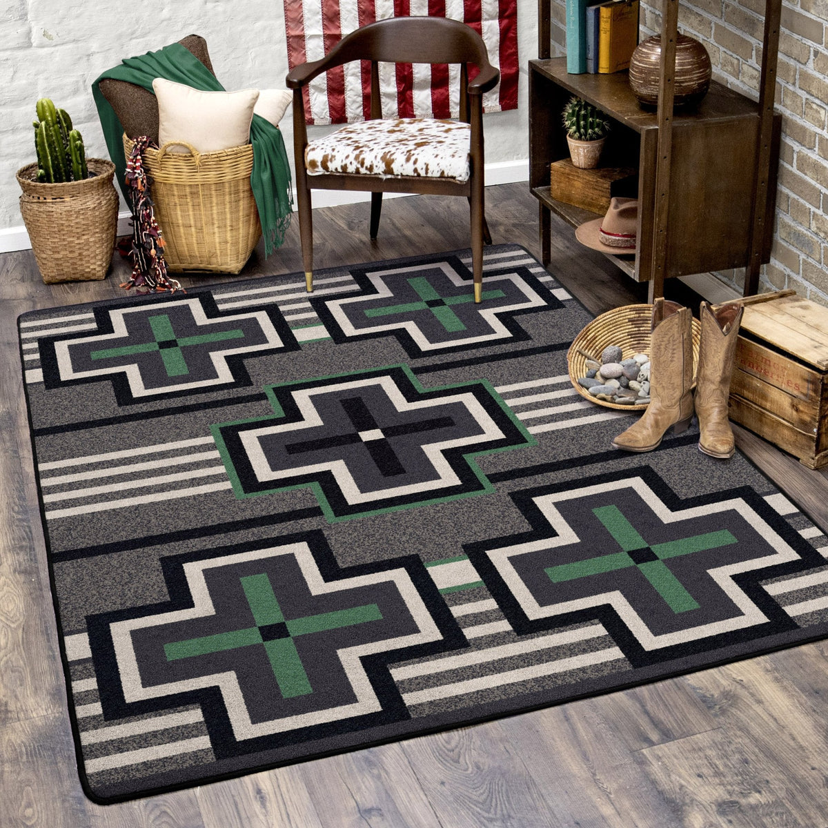 American Dakota Bounty Jade Rug