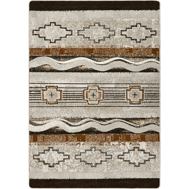 American Dakota Brand New Old School Earthenware Rug - 0362ETW234