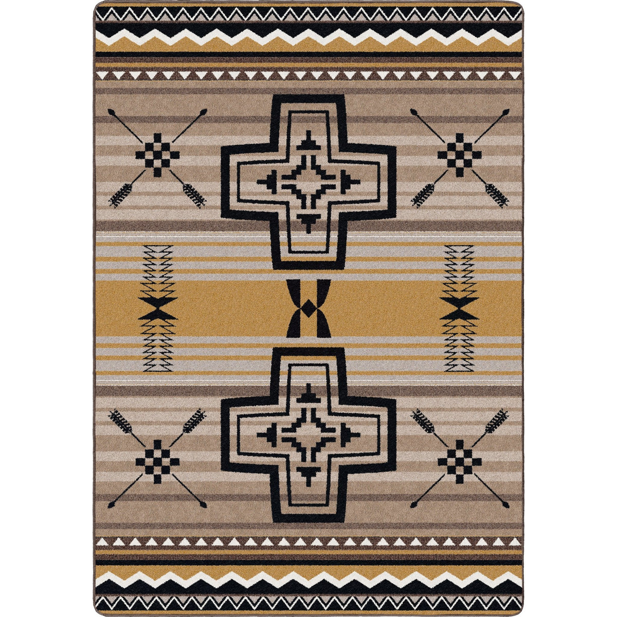 American Dakota Brazos OKA Old Gold Rug