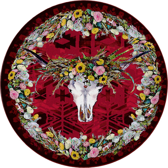 American Dakota Briscoe Red Rug - 0526RED234
