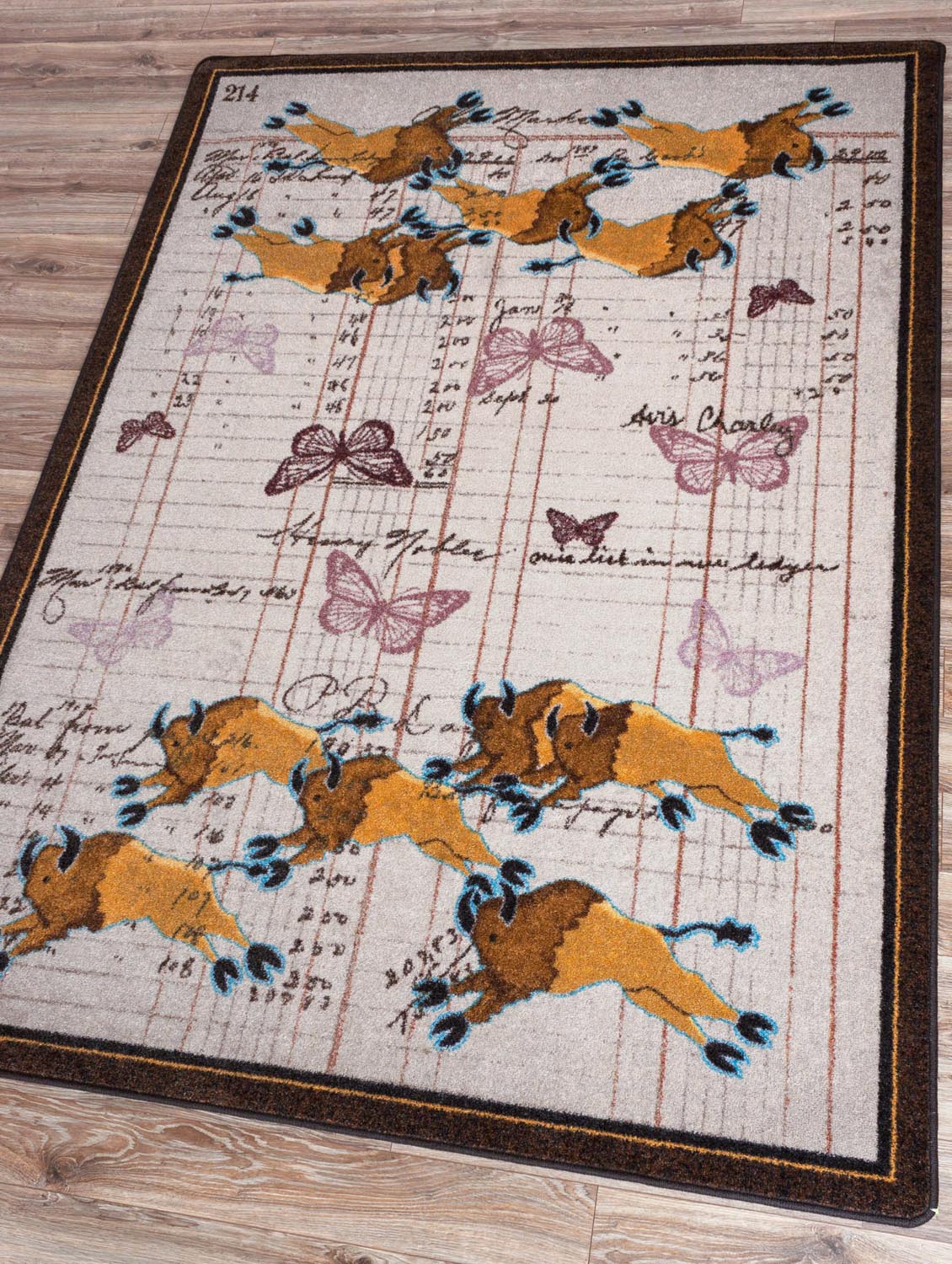 American Dakota Buffalo Run Natural Rug - AC0314NAT234