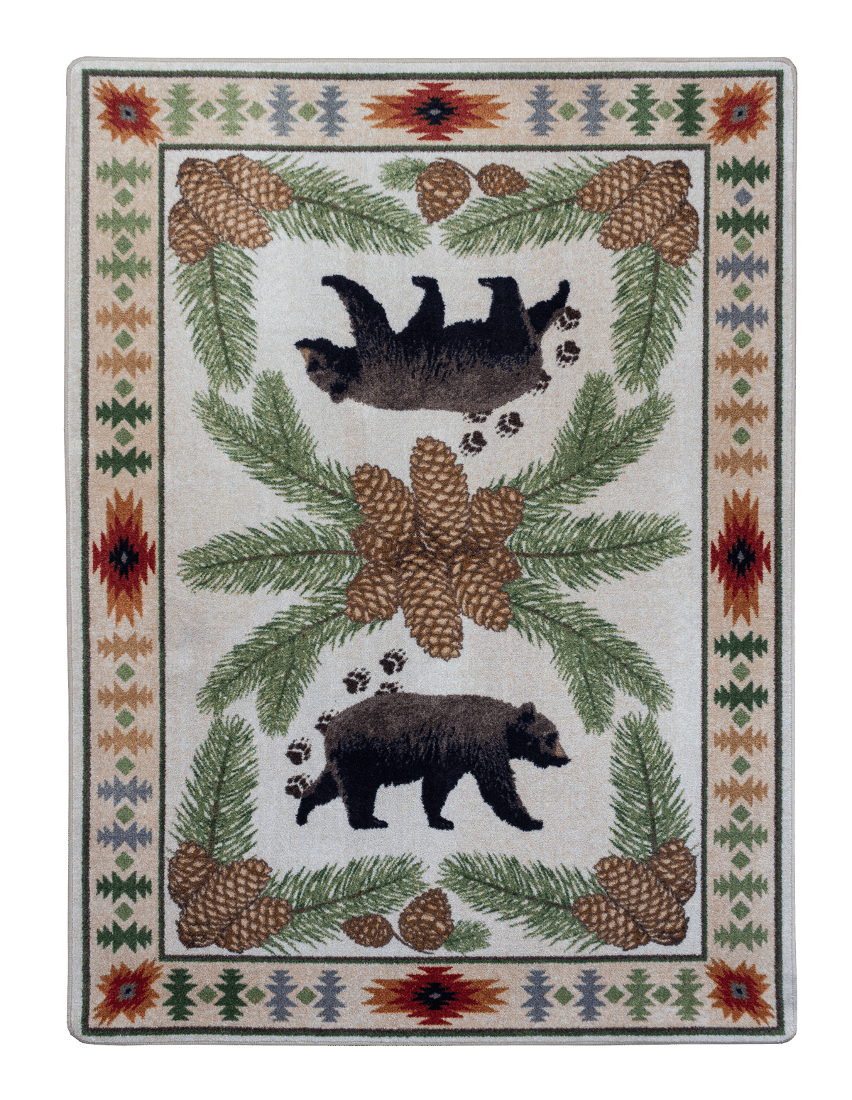 American Dakota Camp Woodhaven OKA Natural Rug - OKA0348NAT234