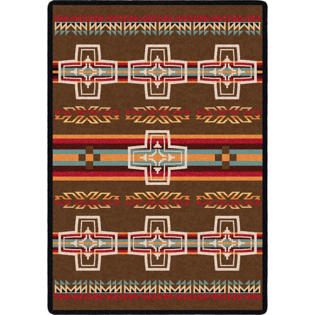 American Dakota Canyon Cross Sunset Rug
