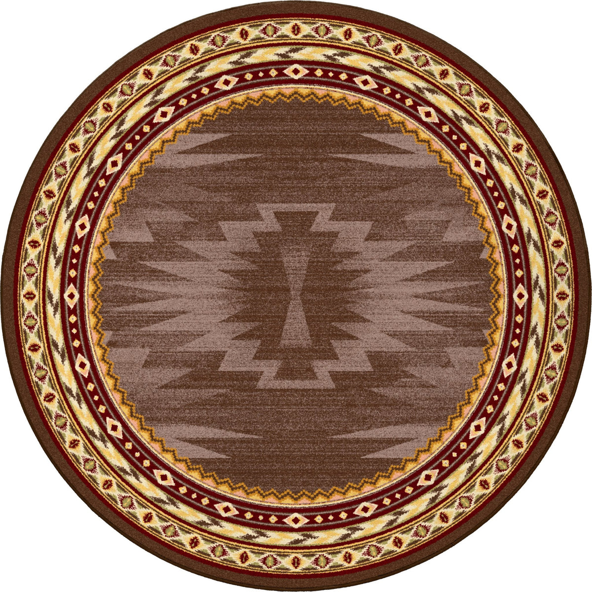 American Dakota Cinnabar Star Rug