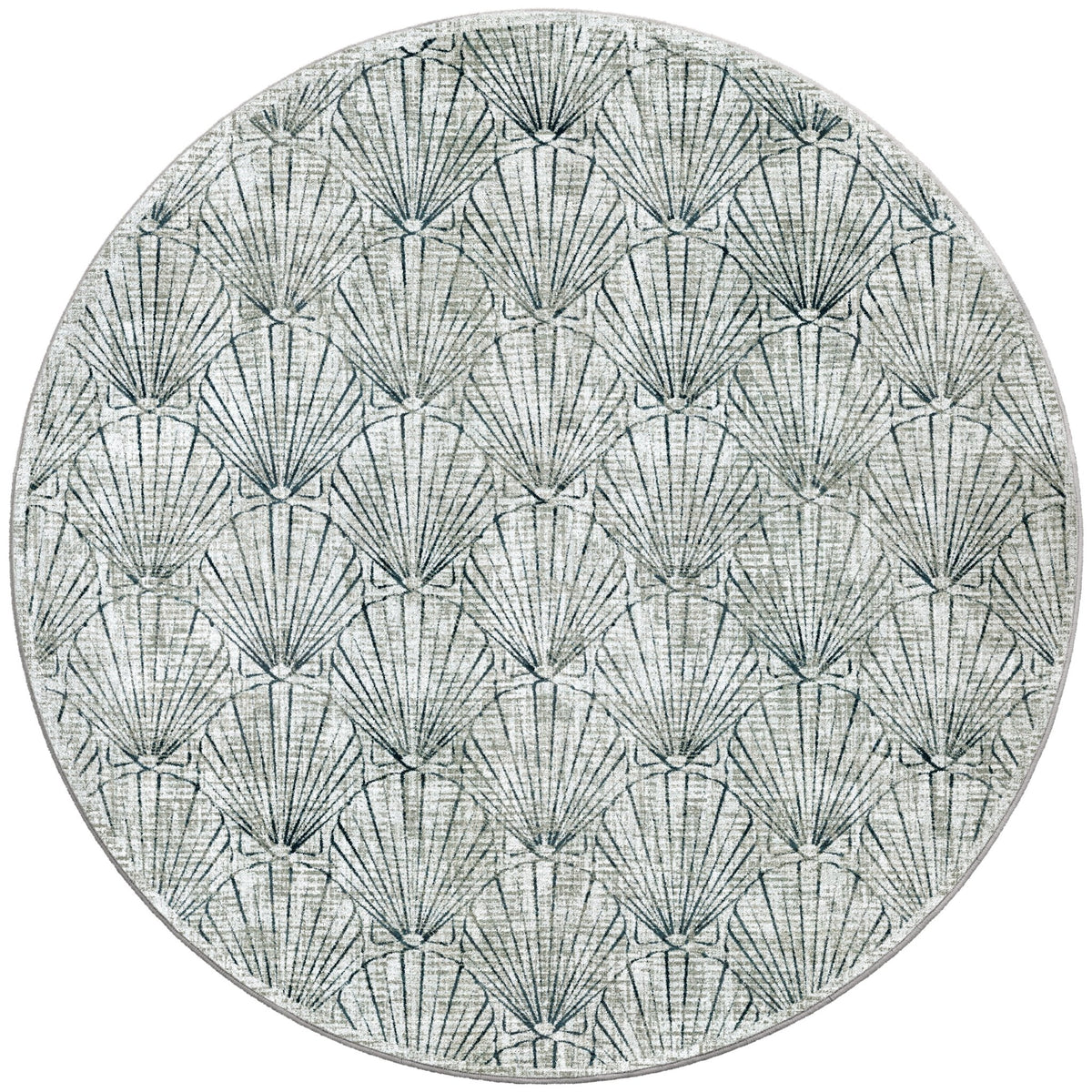 American Dakota Deco Shells Natural Rug - 0497NAT234