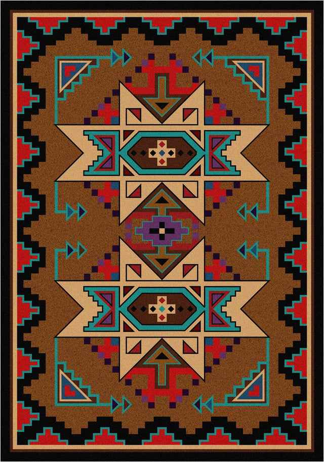American Dakota Deep Gorge Bright Rug